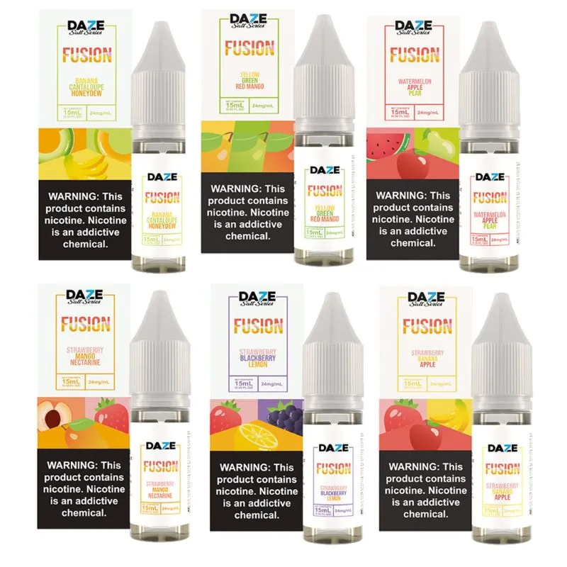7Daze Fusion Salts E-Liquid 15mL