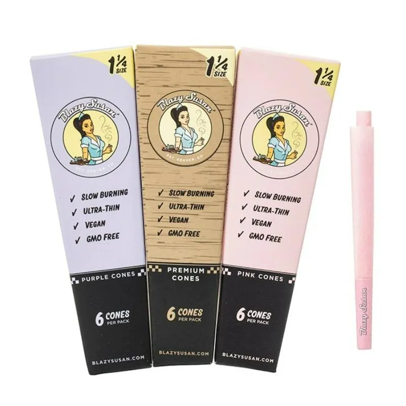 Blazy Susan Cones 1 1/4" (6 ct)