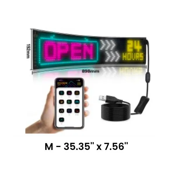 Programmable RGB LED Matrix Pixel Panel with App & Remote Control