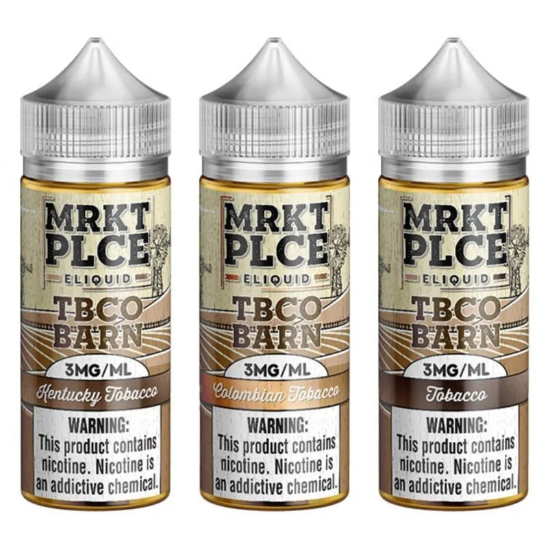MRKT PLCE TBCO Barn E-Liquid 100mL