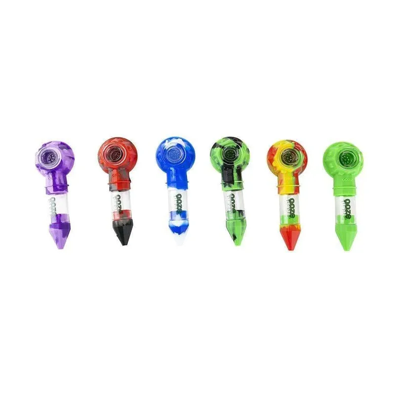 Ooze Bowser Silicone Glass Pipe with Display Box