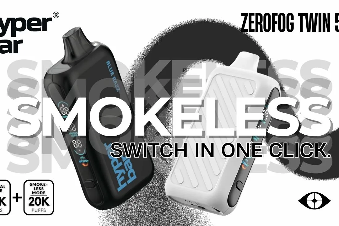 Hyper Bar ZeroFog Twin 50K Smokeless-Control Disposable