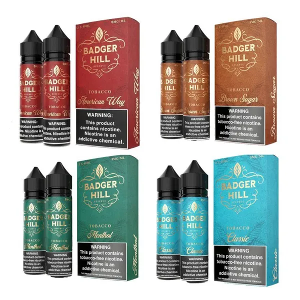 Badger Hill Reserve E-Liquid 120mL (60mL x2)