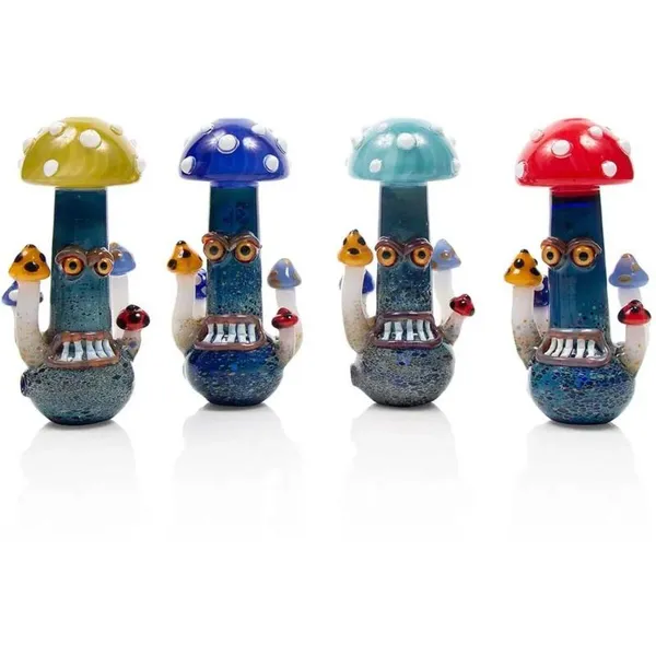 MKGlass MKH14 MK100 Heady Mushroom Glass Hand Pipe