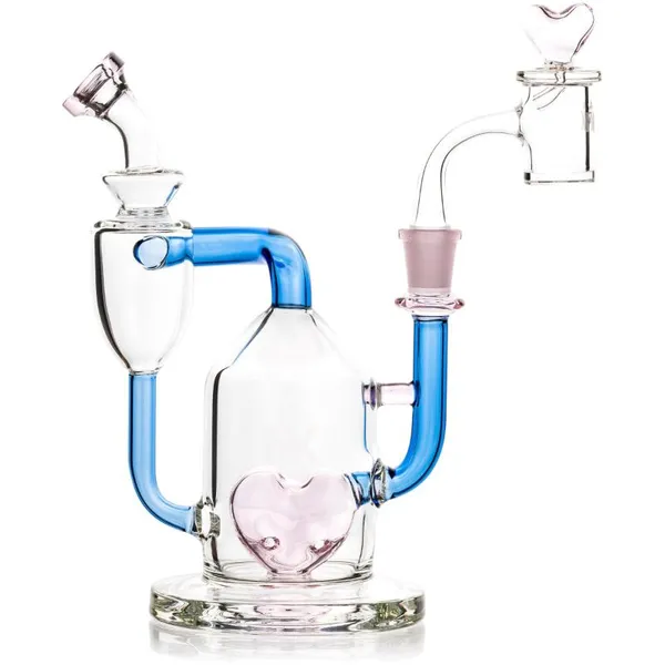 MKGlass MK100 Heartbreak Dab Kit 8″ Water Pipe