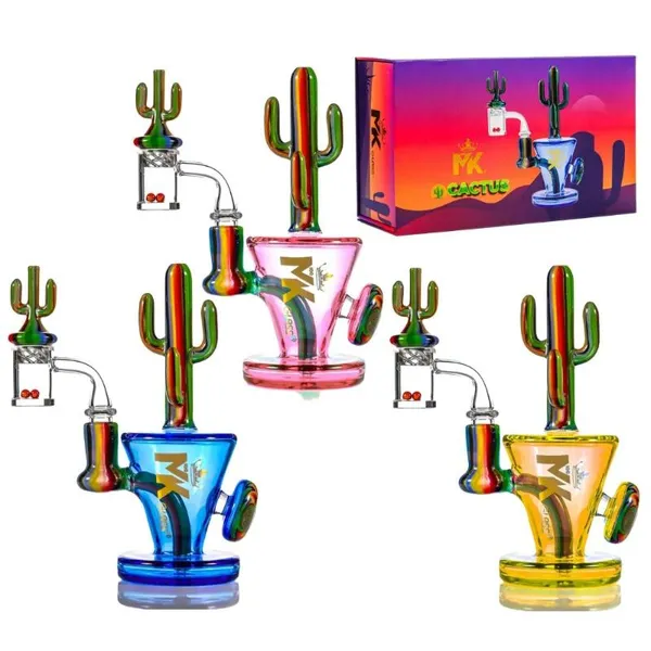 MKGlass MK206 Glass Cactus Dab Kit Water Pipe