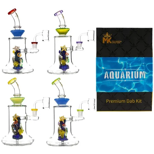 MKGlass MK82 Aquarium Dab Kit 9″ Water Pipe
