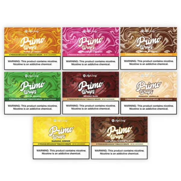 High Society Primo Wraps (6 ct)