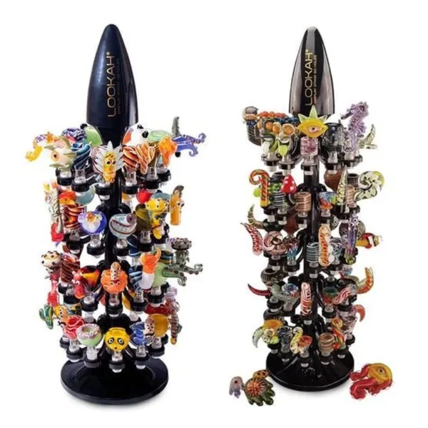 Lookah Glass Bowls + Display Stand