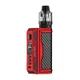 Matte Red / Carbon Fiber