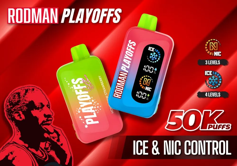 Rodman Playoffs 50K Ice-Nic Control Disposable | Apex Vape Wholesale