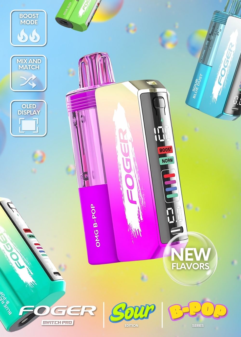 Foger Switch Pro 30K Disposable Kit | Apex Vape Wholesale